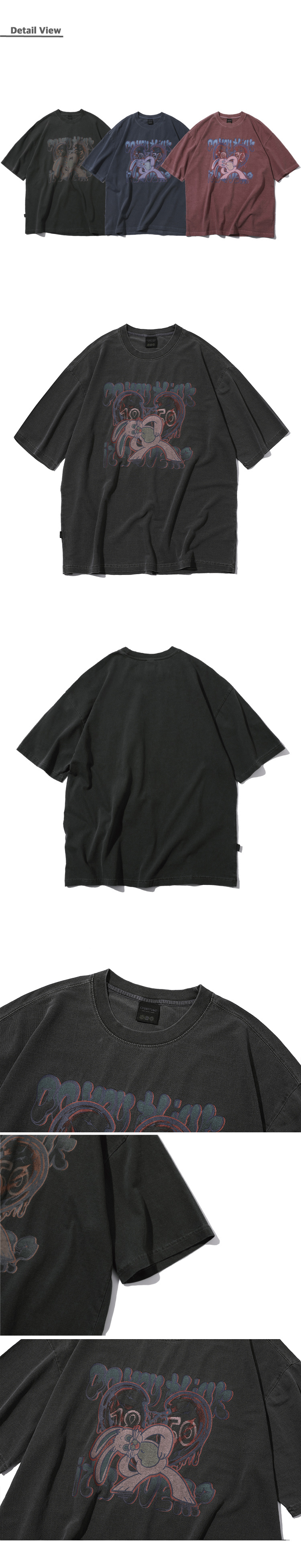 MUSINSA | CPGN STUDIO Mad Hoppi Pigment Short Sleeve T-shirt