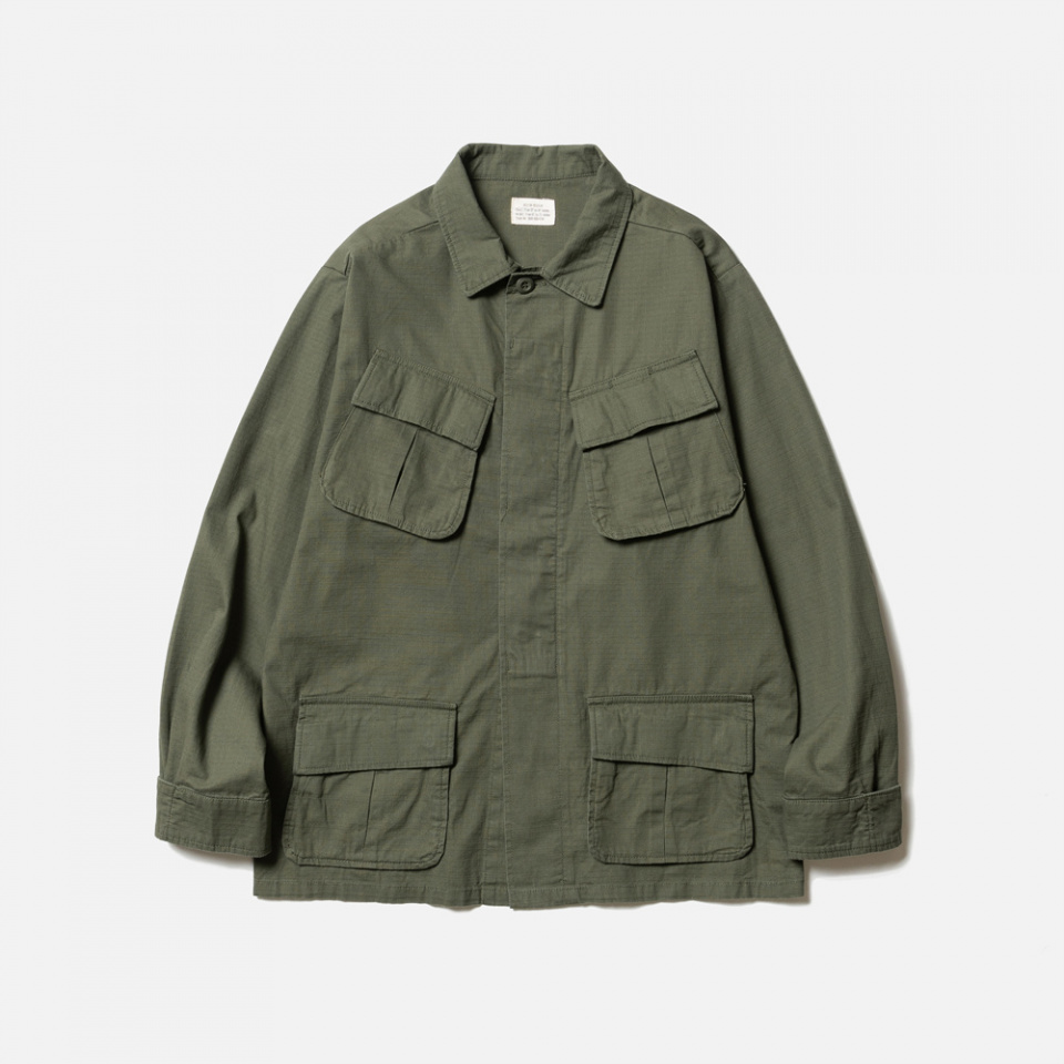 Jungle Fatigue Jacket - Olive 상세 이미지 3