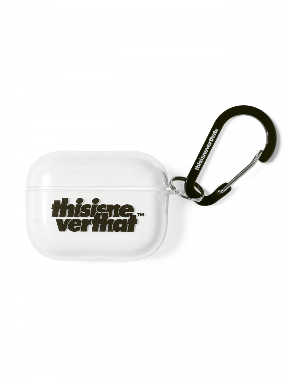 MUSINSA | THISISNEVERTHAT OL-Logo AirPods Pro 2 Case Clear
