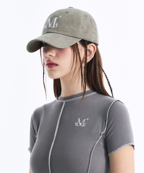 Signature ball cap (Dyeing khaki)