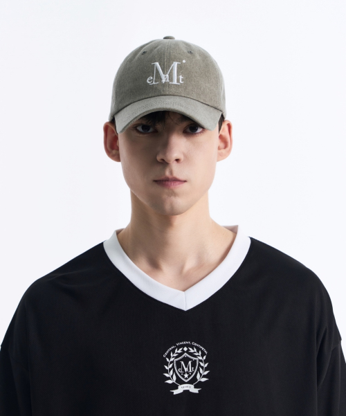 Signature ball cap (Dyeing khaki)