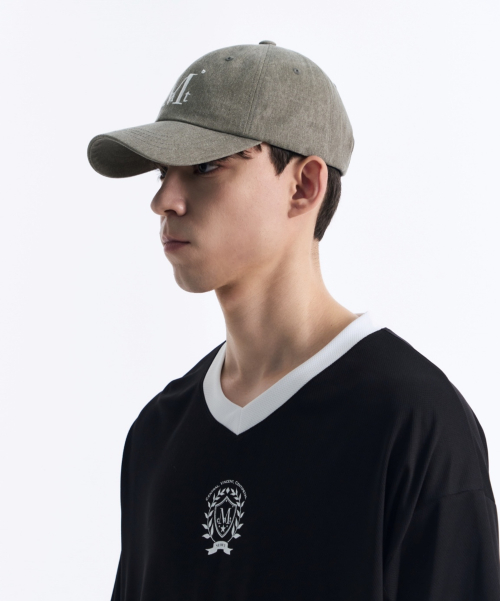 Signature ball cap (Dyeing khaki)
