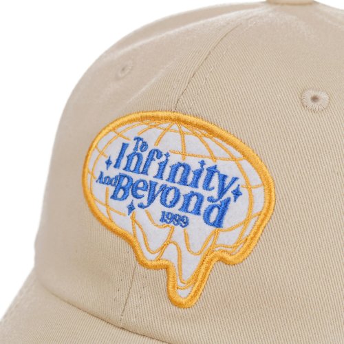 INFINITY EMBLEM BALL CAP BEIGE