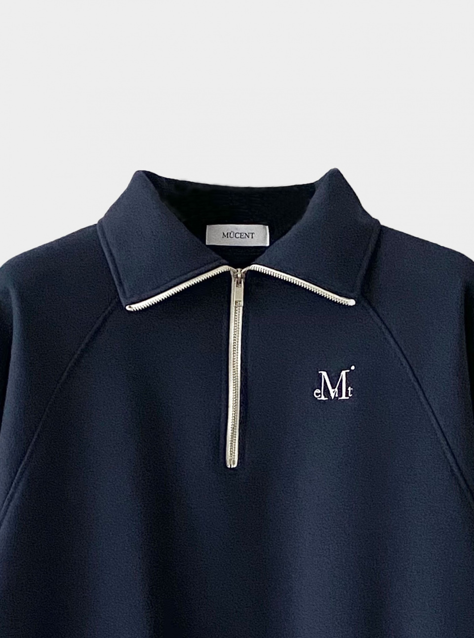 ★MUCENT★ SIGNATURE HALF ZIPUP NECK MTM MAN Deep navy Oliv MUSINSA | MUCENT SIGNATURE HALF ZIP-UP NECK MTM - MAN (Deep