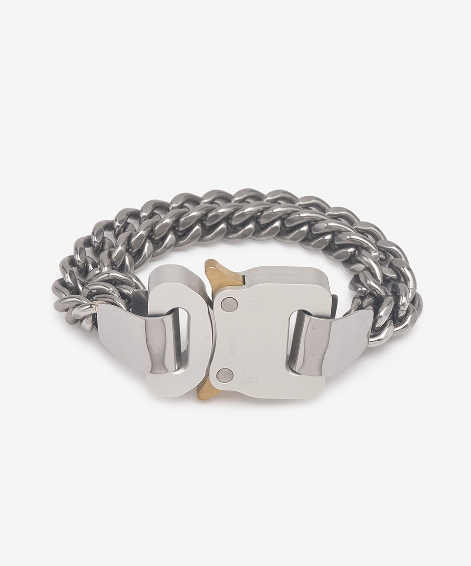 MUSINSA公式 | 1017 ALYX 9SM Double Chain Bracelet - Silver