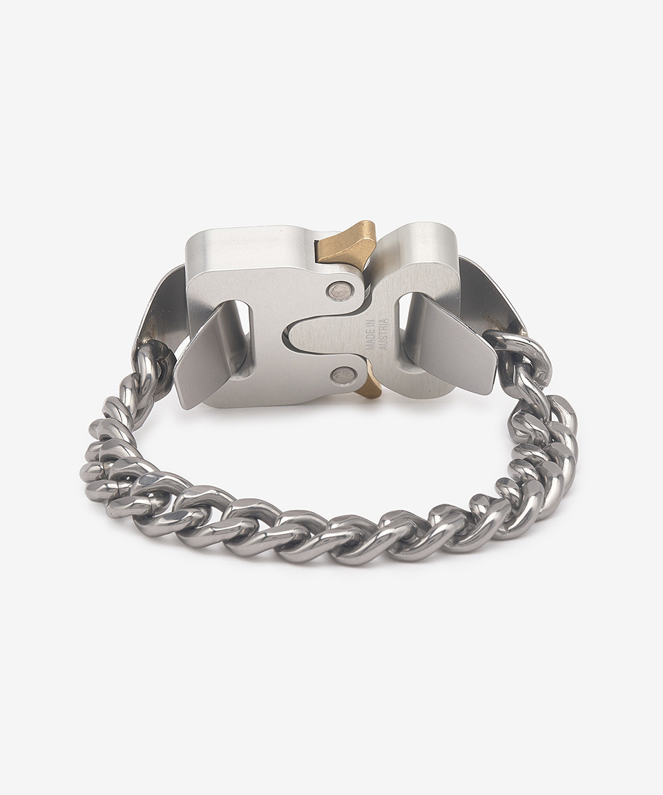 MUSINSA | 1017 ALYX 9SM Metal Buckle Bracelet - Silver