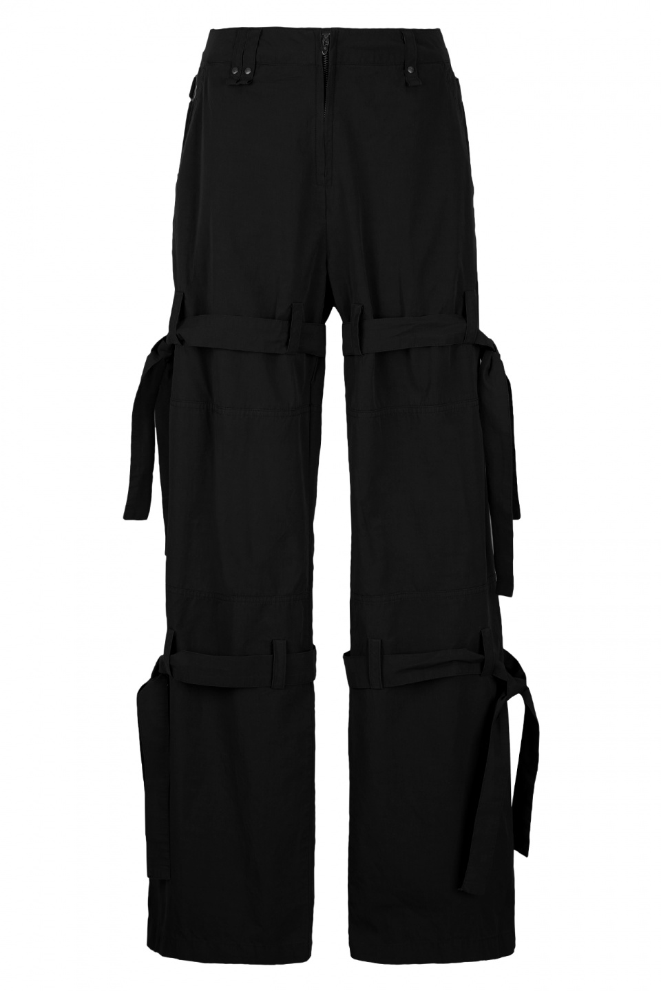 ★CERRIC★DOUBLE TIE UP COTTON PANTS★567_570★韓国★大人気 세릭(CERRIC) DOUBLE TIE UP COTTON PANTS / BLACK - 사이즈