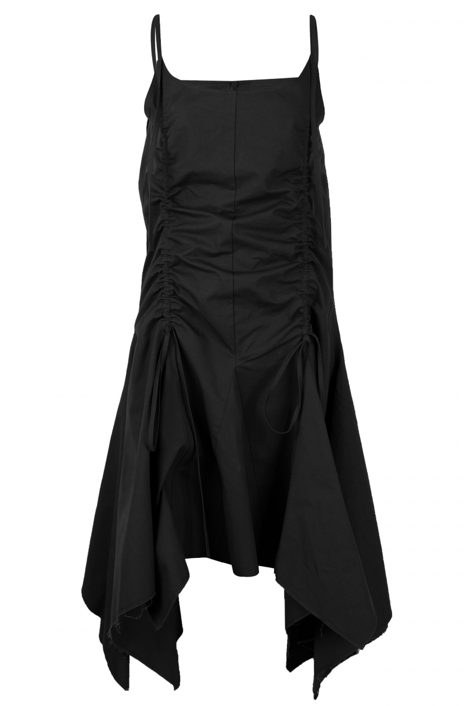 ★CERRIC★SHIRRING UNBALANCE DRESS★651★Khaki★韓国★大人気 MUSINSA | CERRIC SHIRRING UNBALANCE DRESS / BLACK