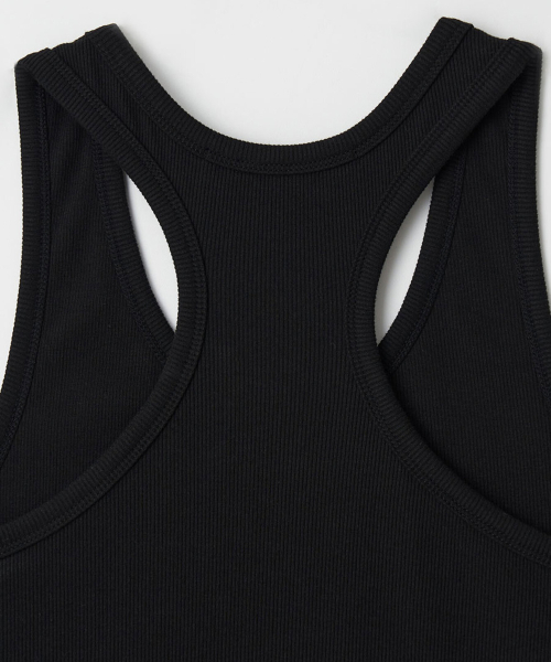 Basic curve sleeveless - Black
