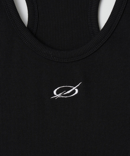 Basic curve sleeveless - Black