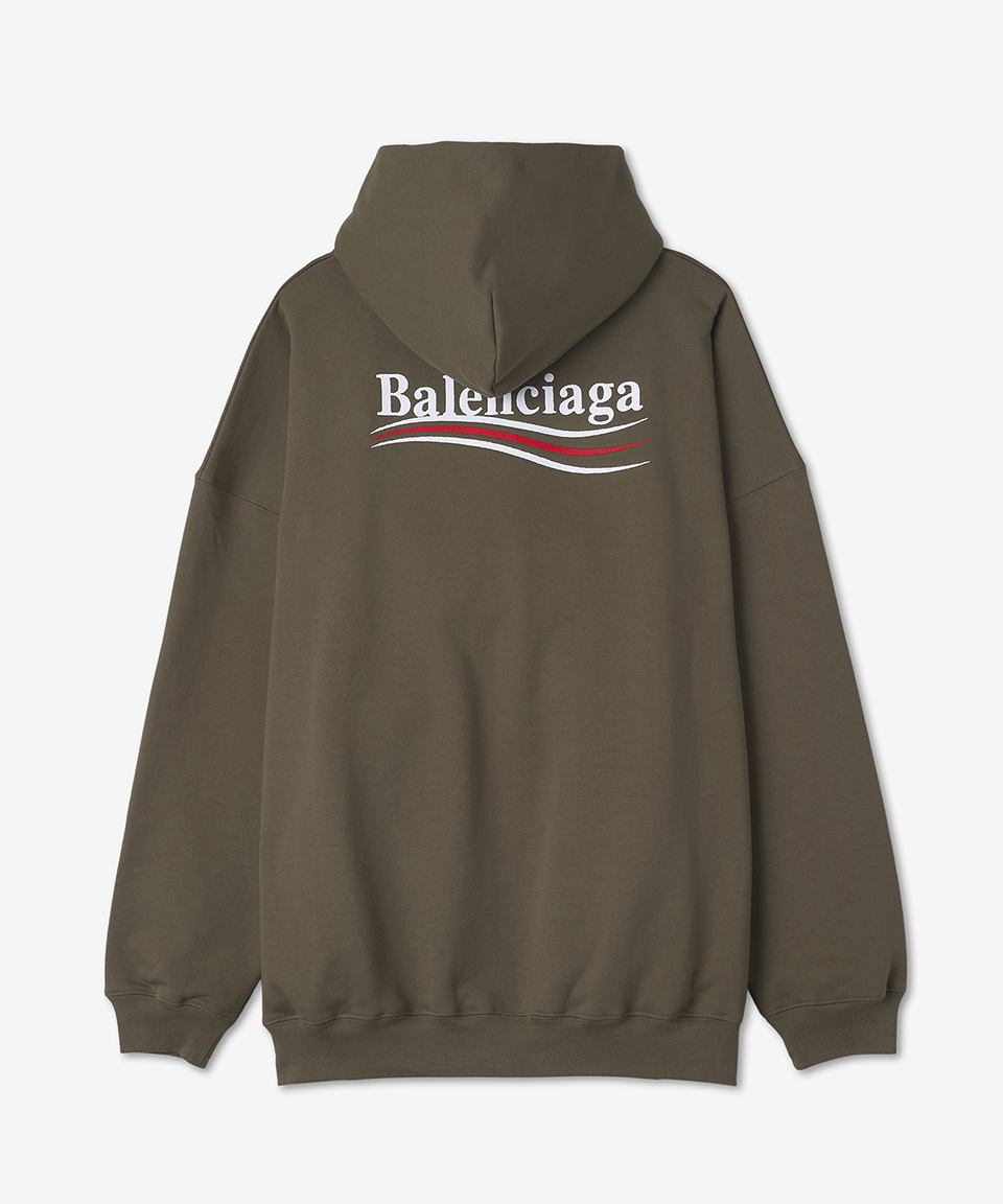 25新作 バレンシアガ ポリティカル キャンペーン フーディ Balenciaga】☆関税込☆ポリティカルキャンペーンフーディー