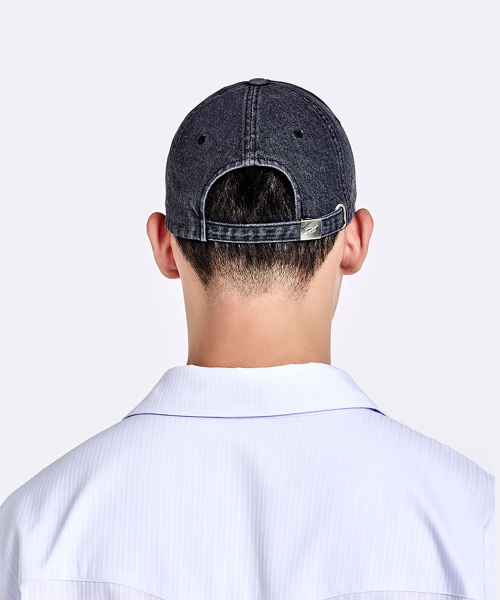 Denim Logo cap - Black