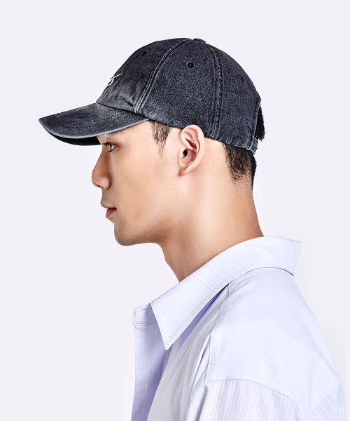 Denim Logo cap - Black