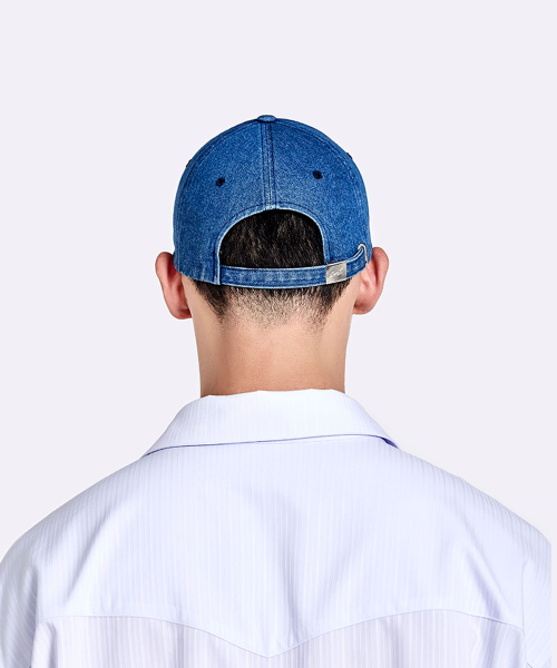 Denim Logo cap - Deep blue