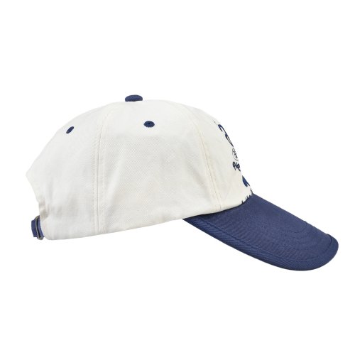 WEB LOGO TWO TONE BALL CAP - [WHITE/BLUE]