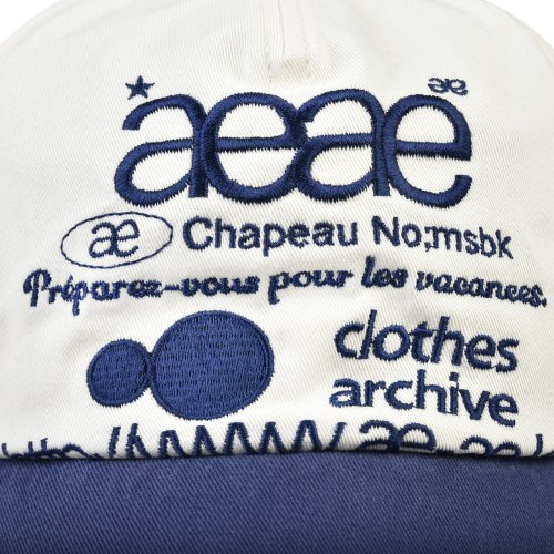 WEB LOGO TWO TONE BALL CAP - [WHITE/BLUE]