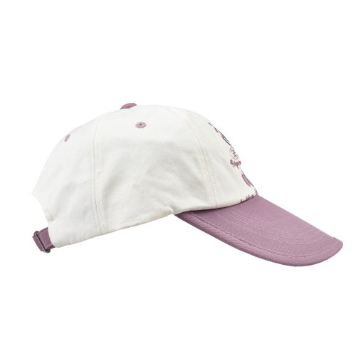 WEB LOGO TWO TONE BALL CAP - [WHITE/PINK]