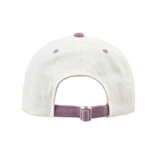 WEB LOGO TWO TONE BALL CAP - [WHITE/PINK]
