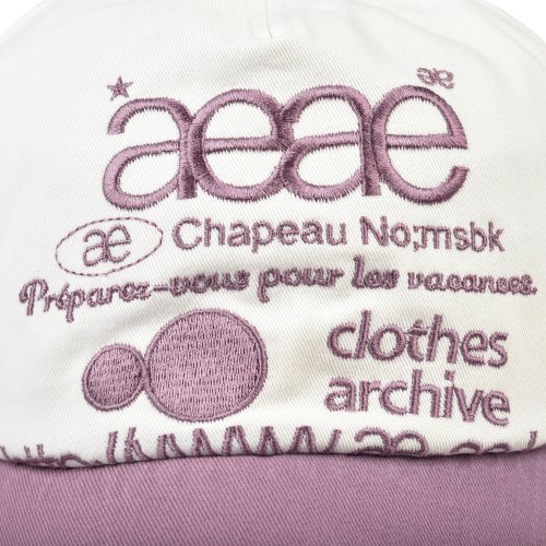 WEB LOGO TWO TONE BALL CAP - [WHITE/PINK]