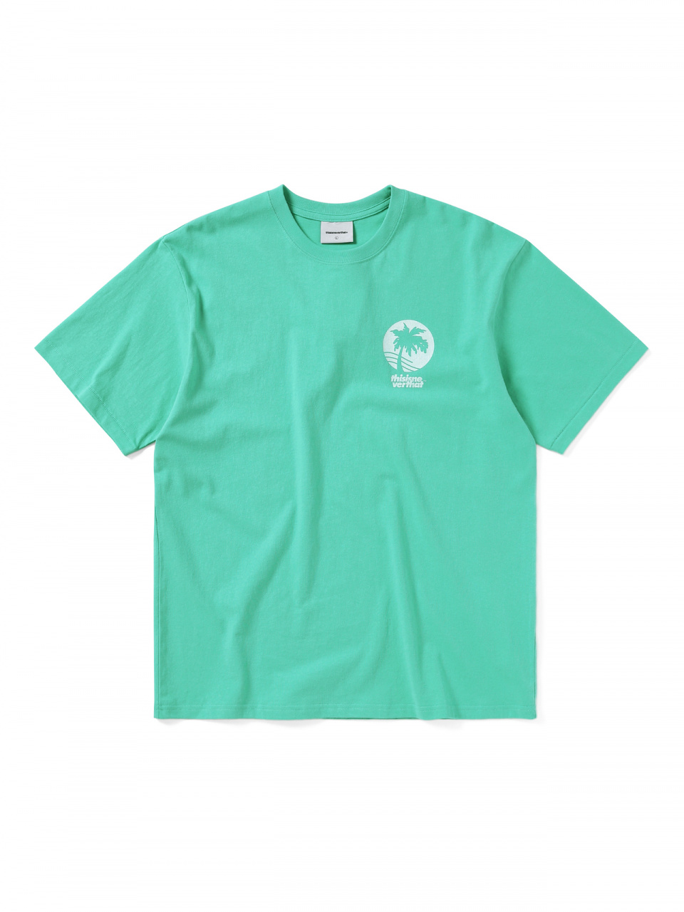 디스이즈네버댓(THISISNEVERTHAT) Palm Tree Tee Mint - 49,000 | 무신사 스토어