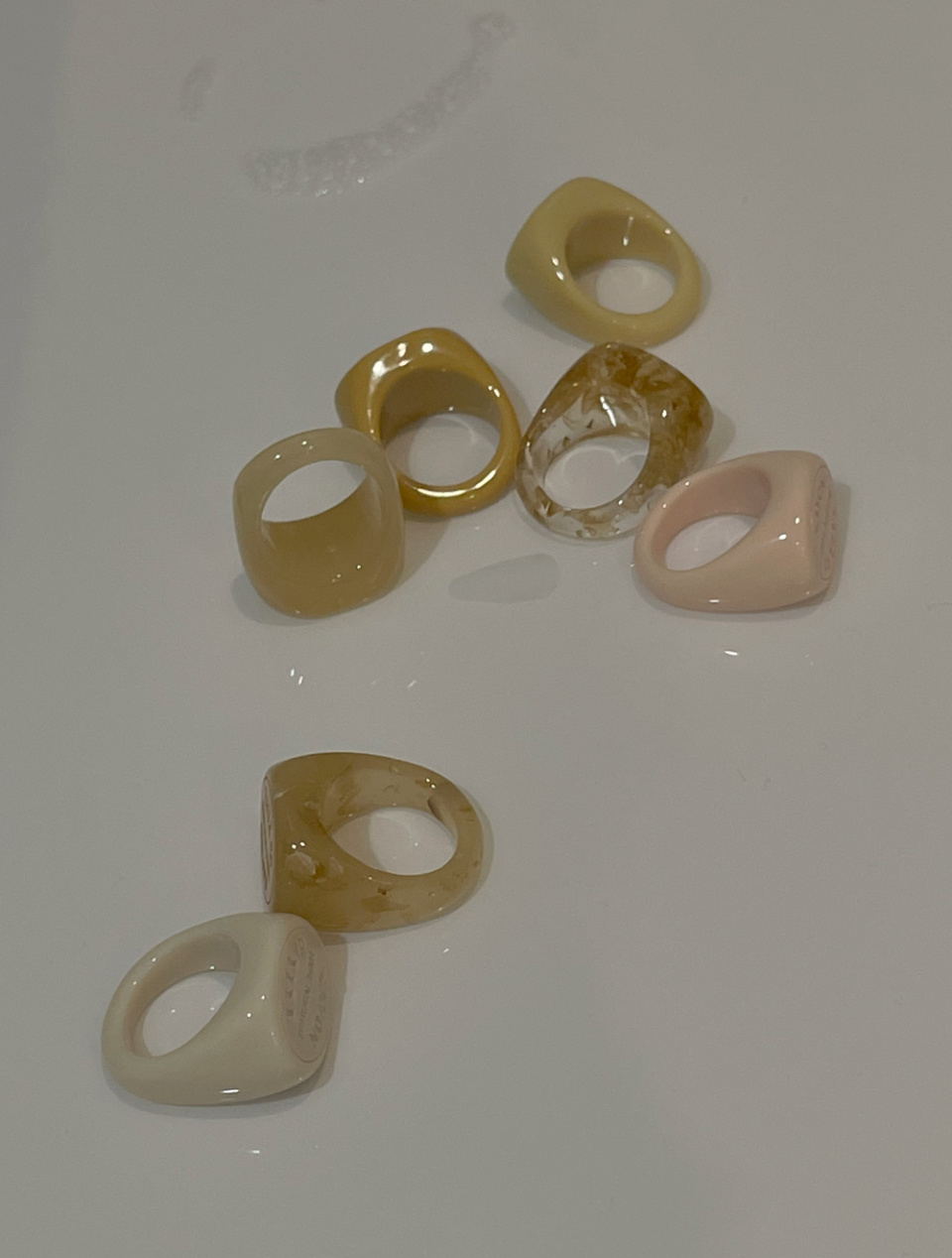 2024NEW★younglyyoungley★Savon classic ring Rainbow Celeste Ring | Polly Wales