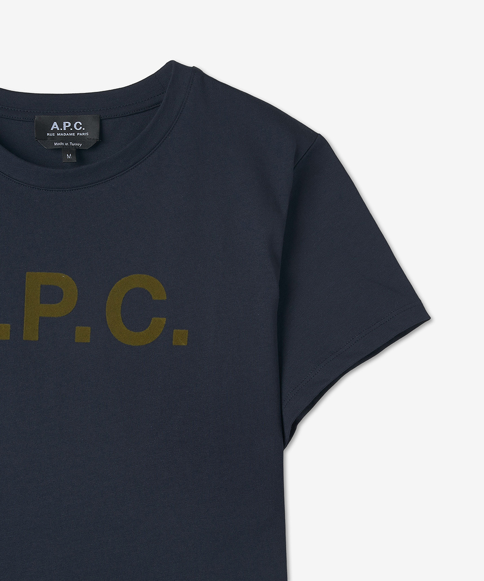 아페쎄(A.P.C.) 여성 VPC 비콜로르 반소매 티셔츠 - 마린:카키 / COBQXF26213TIS - 104,000 | 무신사 스토어