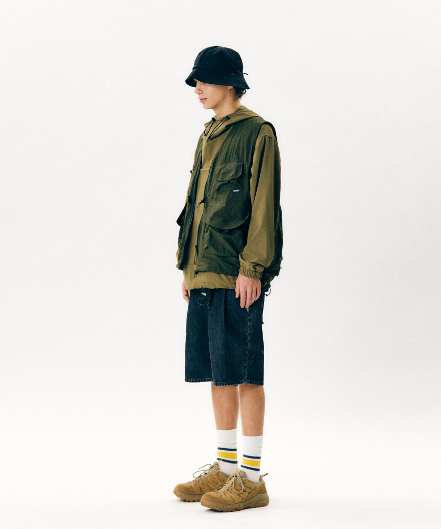 MUSINSA | ESPIONAGE Over Fatigue Hat Black
