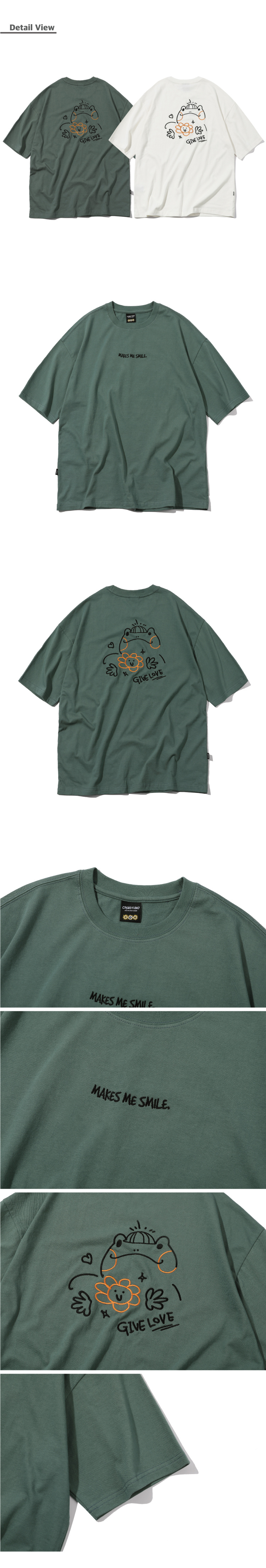 【CPGN STUDIO】Frog Pop Embroidery Short Sleeve T-shirt MUSINSA | CPGN STUDIO Frog Pop Embroidery Short Sleeve T
