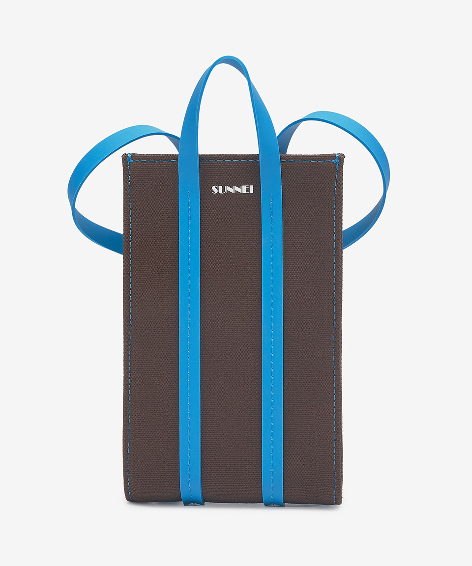 ★SUNNEI★ Micro Parallelepipedo Tote Bag Chocolate Blue CAC MUSINSA | SUNNEI Micro Parallelepipedo Tote Bag - Chocolate