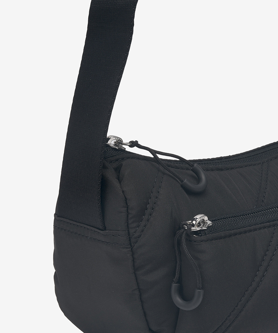 ■Ganni■ Quilted Recycle Tech Small Baguette Shoulder Bag B MUSINSA | GANNI Quilting Recycle Tech Small Baguette