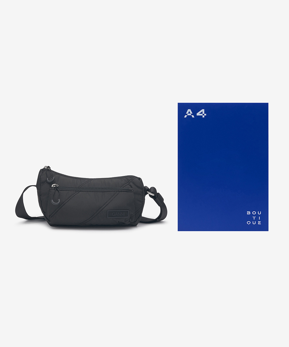 ●Ganni● Quilted Recycle Tech Small Baguette Shoulder Bag B MUSINSA | GANNI Quilting Recycle Tech Small Baguette
