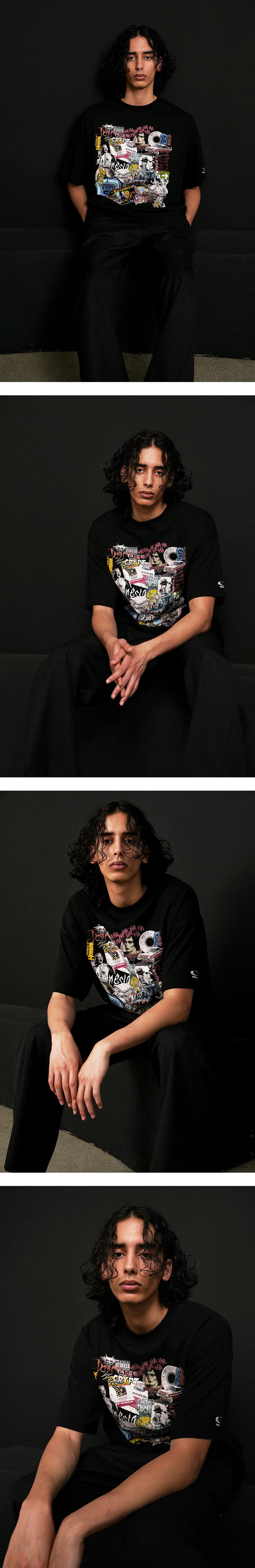 【GRAILZ】COLLAGE T-SHIRTS [BLACK] MUSINSA | GRAILZ COLLAGE T-SHIRTS [BLACK]