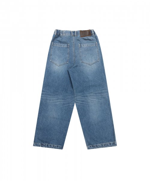 Distressed Denim Pants (Blue)