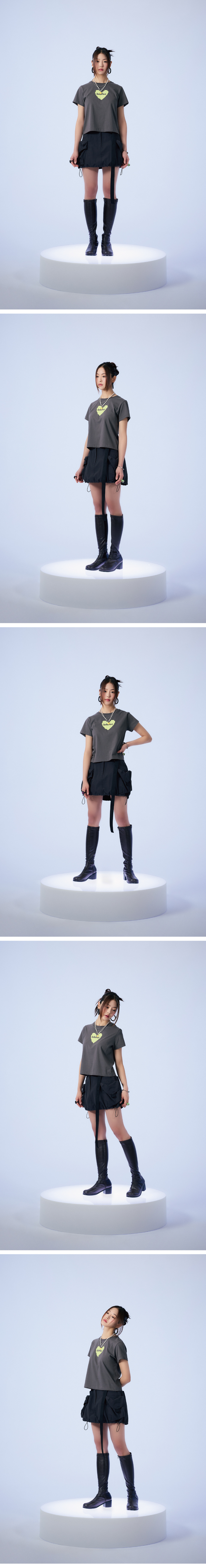 ★lalafox★CARGO SHORT SKIRT★Charcoal★韓国★大人気★ MUSINSA | LALAFOX CARGO SHORT SKIRT CHARCOAL BP1WS001