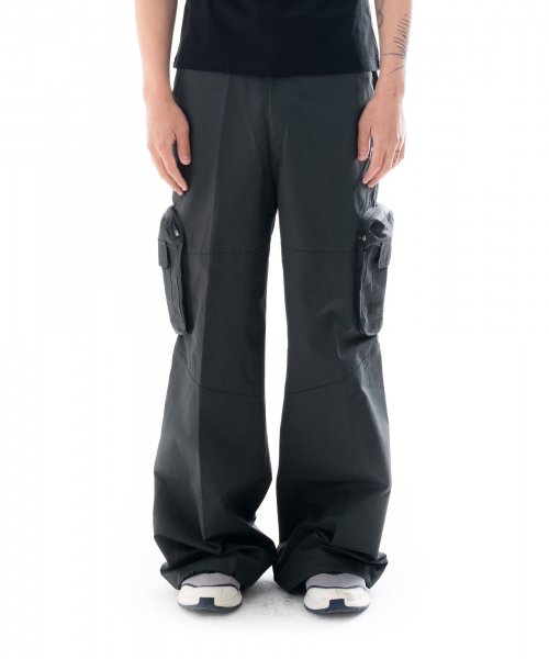 Taped Cargo Pants (Dark Green)