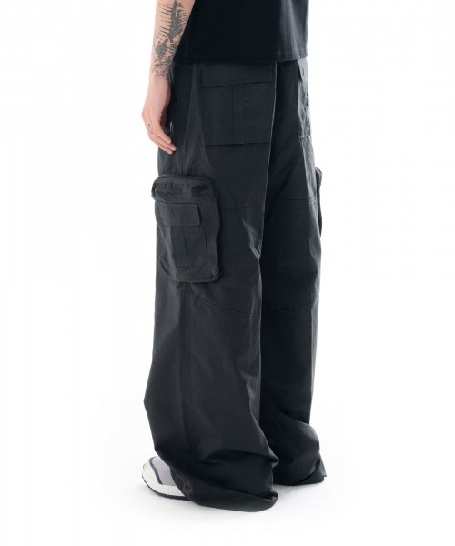 Taped Cargo Pants (Dark Green)