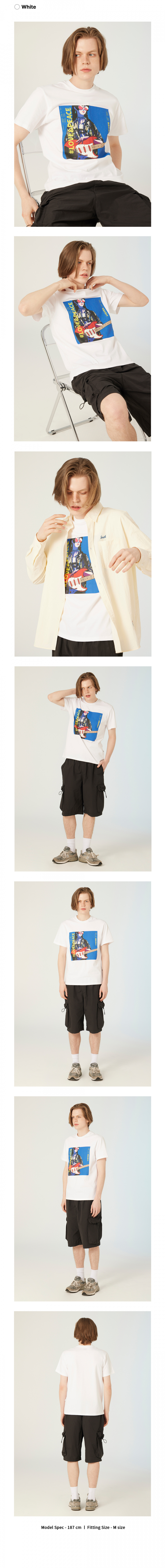 MUSINSA | ULKIN CANVAS [Ulkin X Tree 13] Artist T-shirt Love