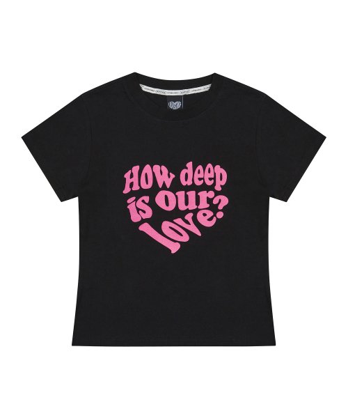 PY LUV TEE(BLACK)