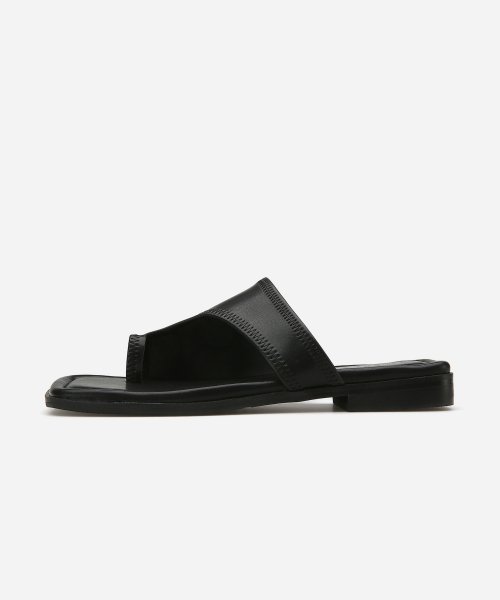 스퀘어 토 스판 쪼리 슬리퍼 412323002 (2cm/3color)