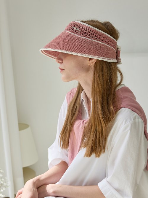 Horizon Paper Sun Visor (Pink)