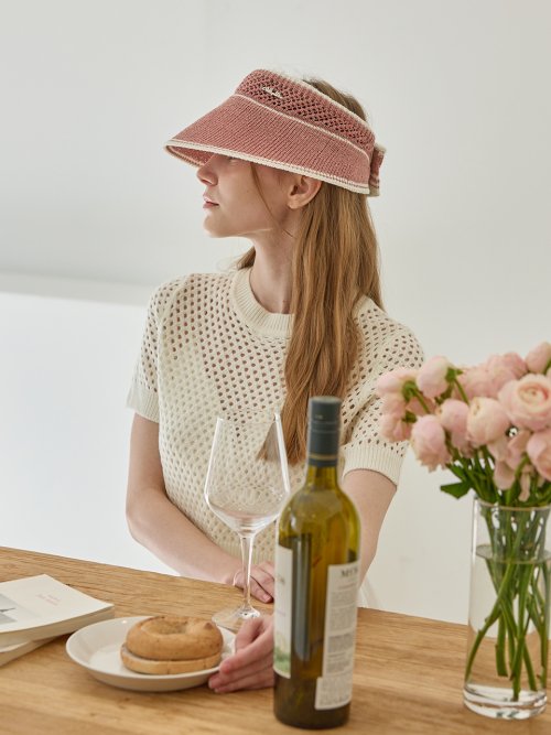 Horizon Paper Sun Visor (Pink)
