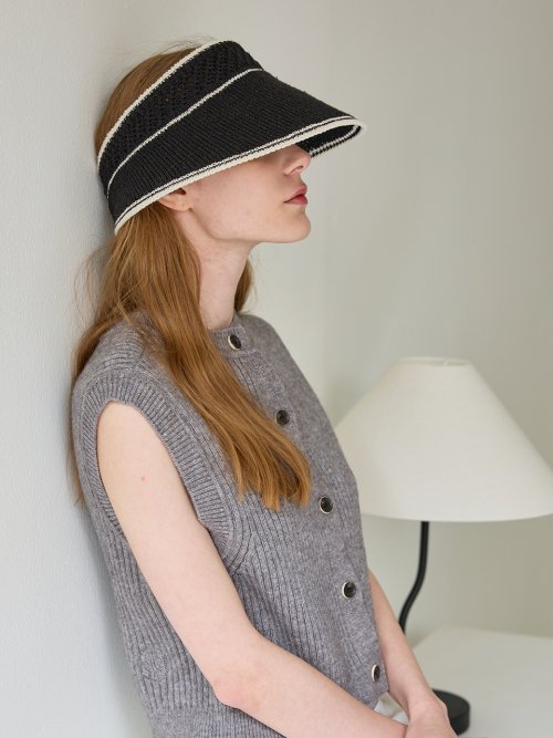 Horizon Paper Sun Visor (Black)