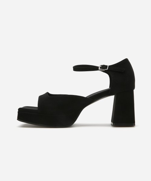 Square toe platform strap sandals 412324001 (7cm/3 colors)