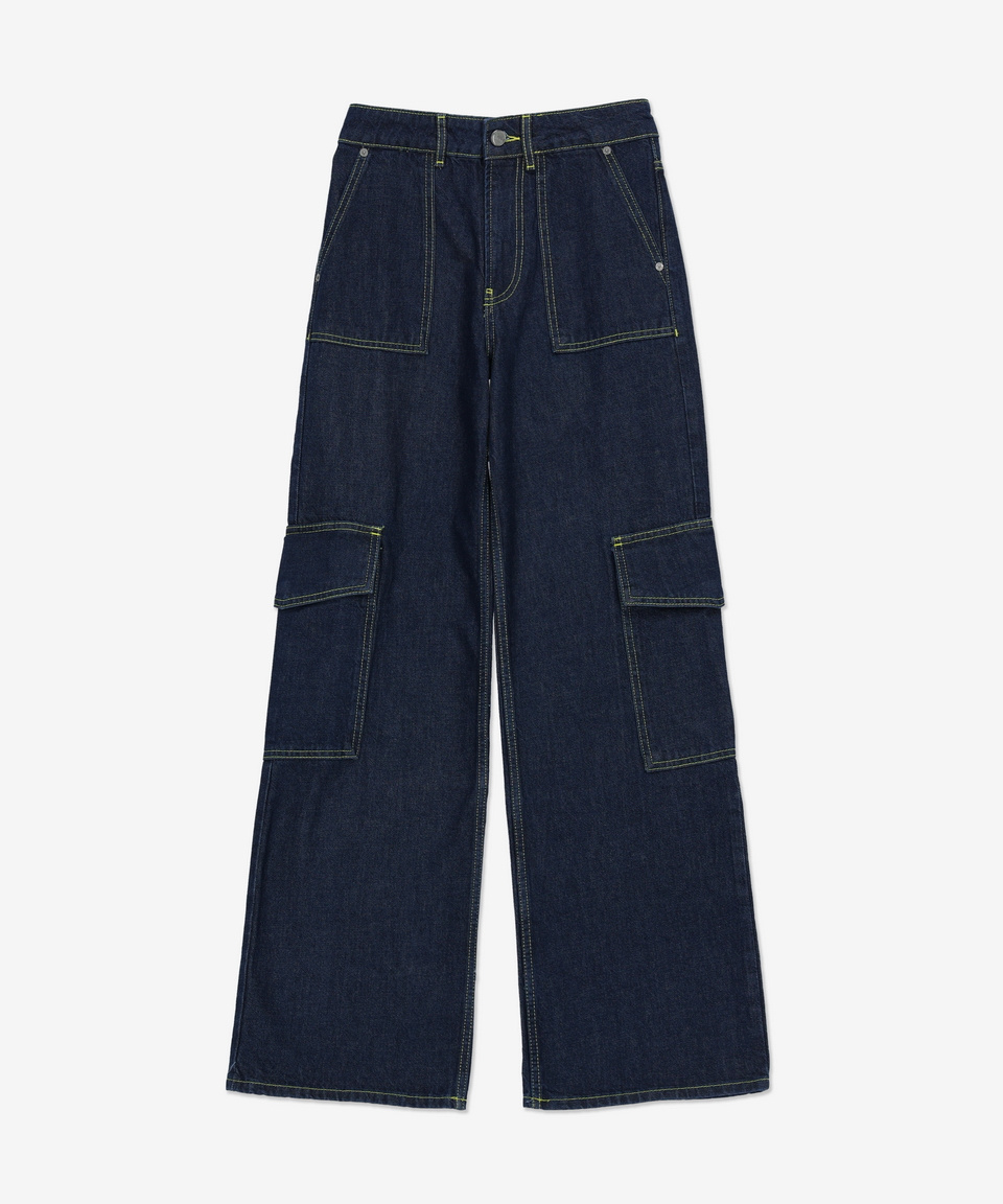 ★Ganni★ Anji Rinse Denim Indigo J1175077 J1175077SS23 MUSINSA | GANNI Angie condition denim - Indigo / J1175077