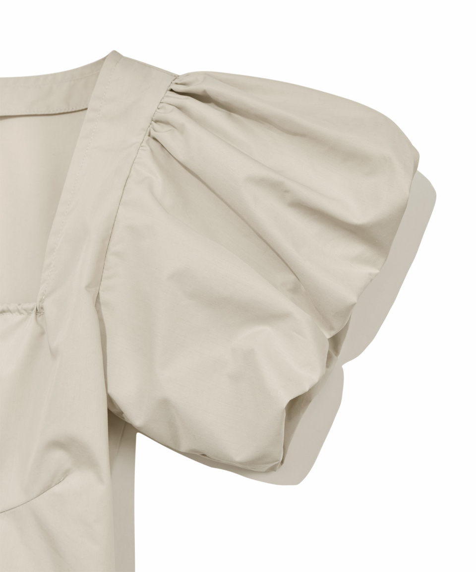 ★GLOWNY★ DETROIT PUFF DRESS SAND GY23BOP012 MUSINSA | GLOWNY DETROIT PUFF DRESS (SAND)
