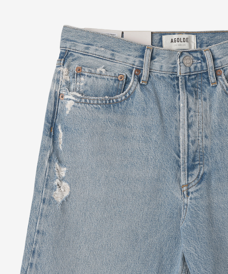 パンツ AGOLDE 90S Crop Denim Pants Light Blue A1731206NERVE A173120 MUSINSA | AGOLDE 90S Cropped Denim Pants - Light Blue