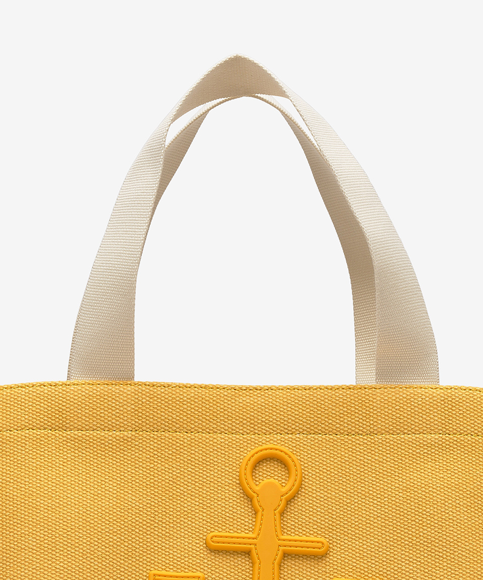トートバッグ J W ANDERSON Cabas Tote Bag Mustard HB0512FA0235251 HB0512FA MUSINSA | J.W.ANDERSON Carvast tote bag - Mustard