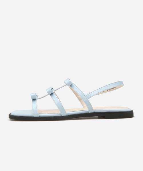 스퀘어 토 리본 스트랩 샌들 412324018 (1.5cm/3colors)