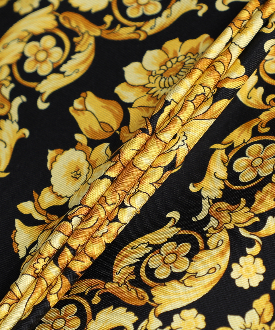 베르사체(VERSACE) 바로코 셔츠 - 블랙:골드