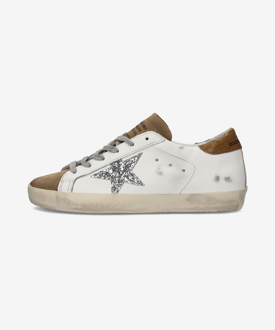 Golden Goose｜SNEAKERS (GWF00101 F005389 10622) Women's Super-Star with zebra print pony skin star